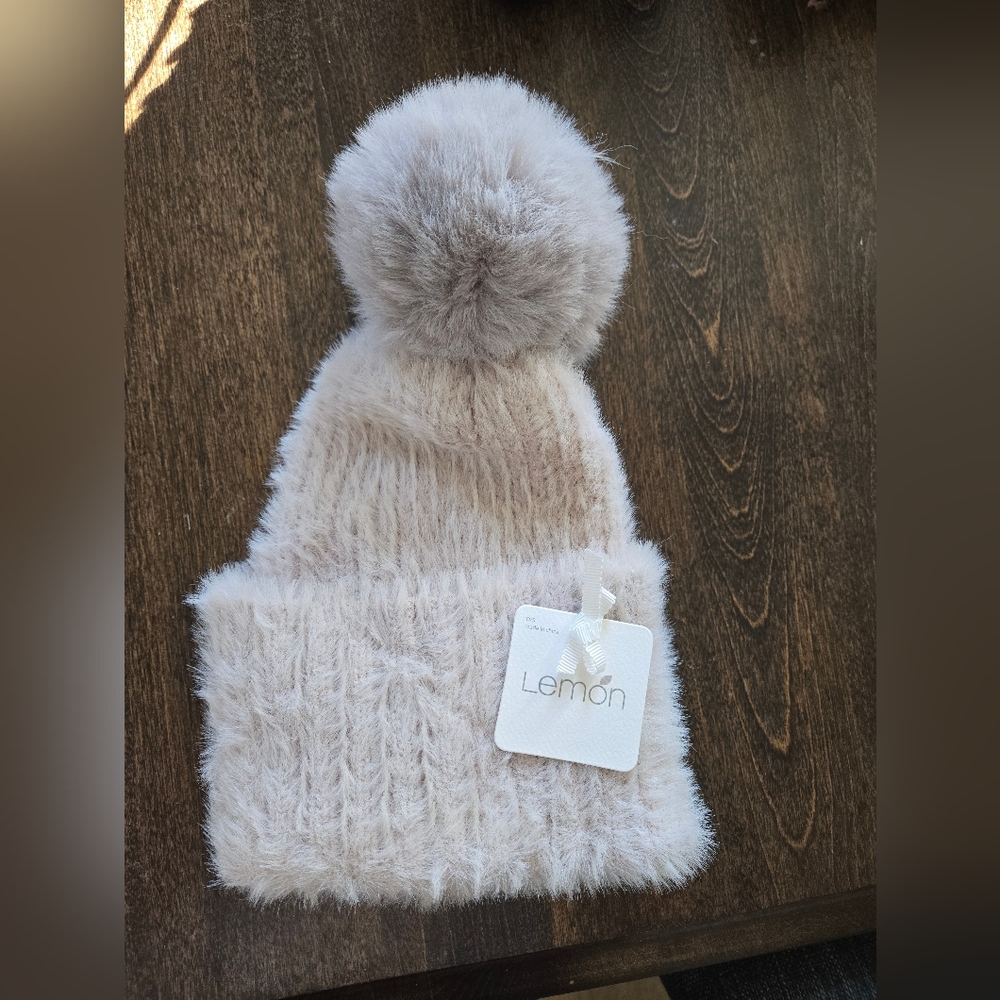 NWT lemon extremely soft winter toque